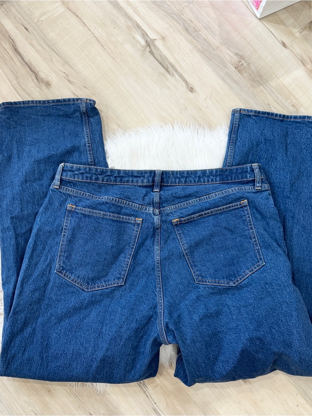 Women’s Abercrombie Curve Wide Leg Baggy Jeans Size 34 - Picture 3 of 3